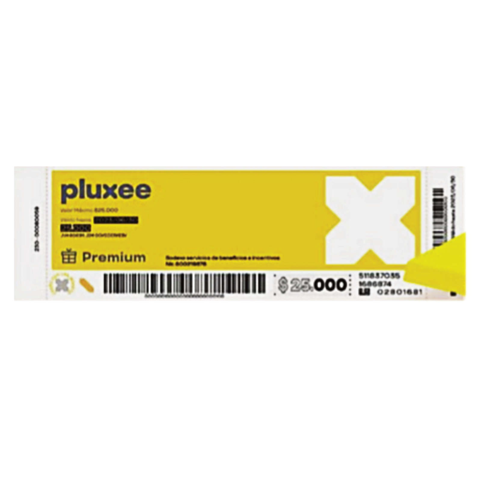Bono de papel Pluxee Premium