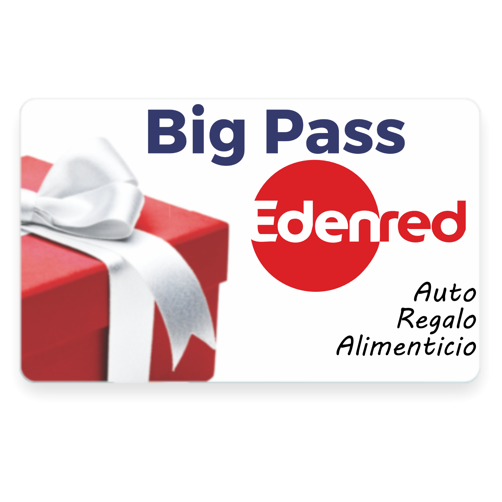 Referencia de tarjetas BigPass / Edenred