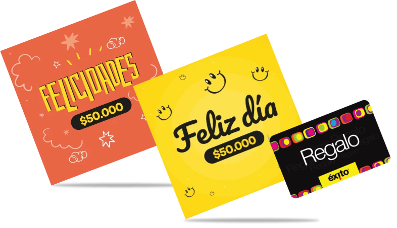 Tarjetas regalo Éxito